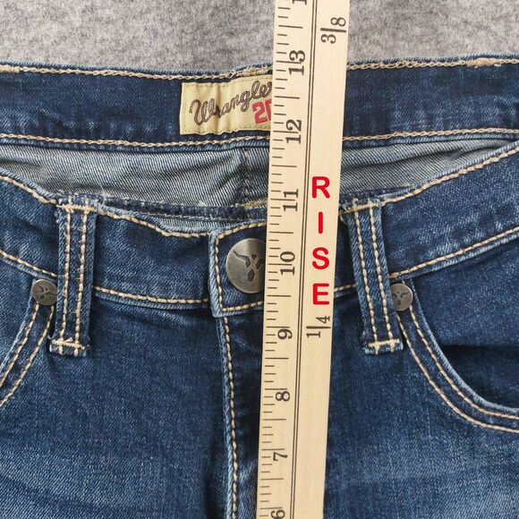 Wrangler 20X Jeans Mens Sz 34 Blue No. 42 Vintage Boot Cut Stretch Western - Picture 8 of 12